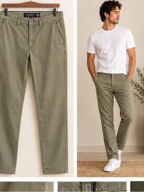 Liverpool Los Angeles Men’s Cotton Chino Sage Pant